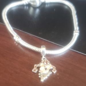 Last one - Sterling silver Looney tune Tasmanian Devil